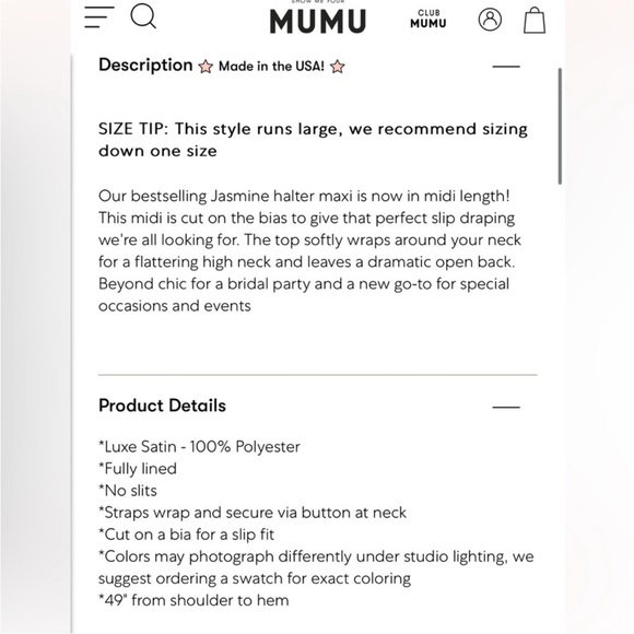 Show Me your mumu Jasmine Halter Maxi Dress! - Picture 3 of 3